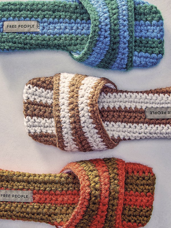 Chanclas entretejidas