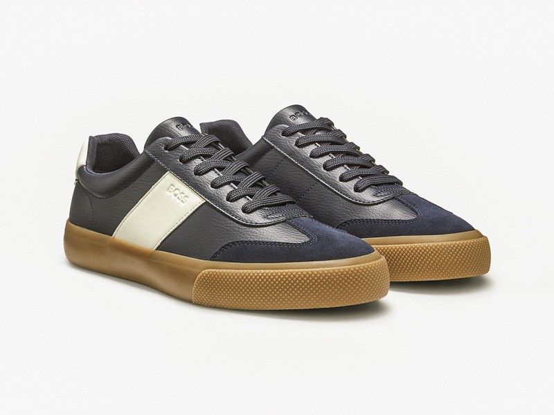 Sneakers masculinas consolidan verdes, gum y perfiles bajos