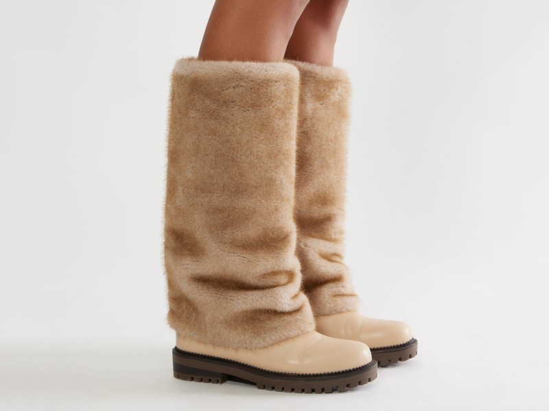 FURS AND HIDES: Among the favorites for winter footwear