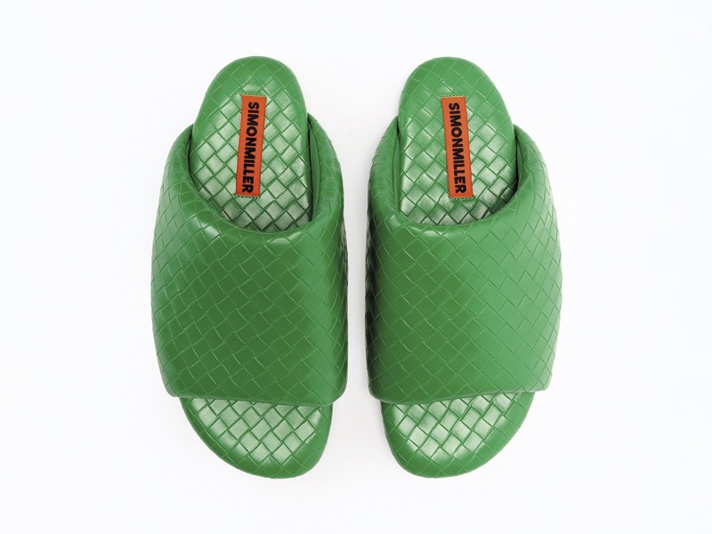 Chanclas entretejidas
