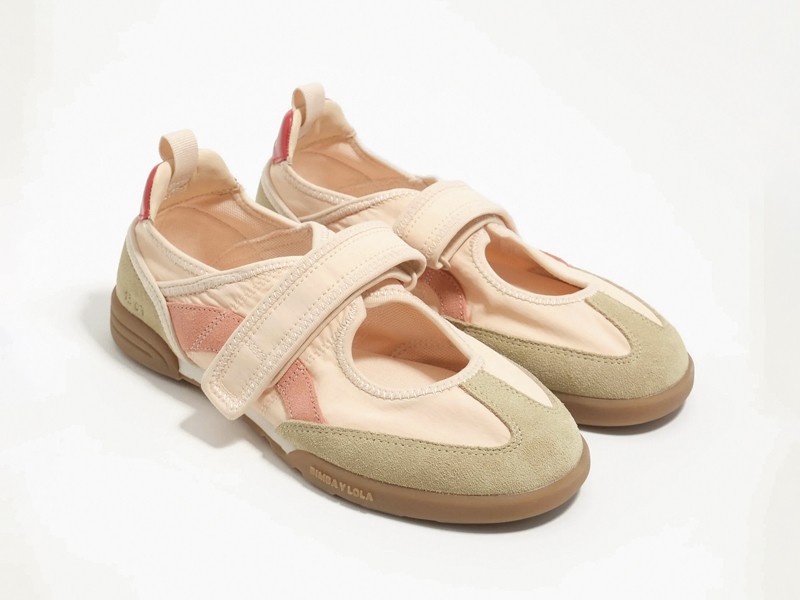 Fastening systems diversify women's sneakerinas