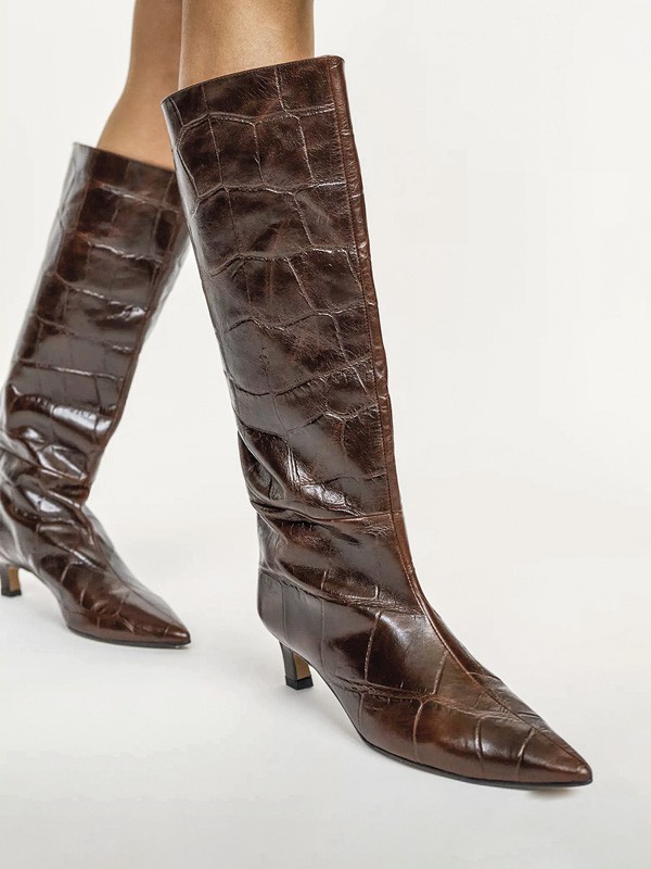 Croc-Effect Textures Span Diverse Footwear Styles