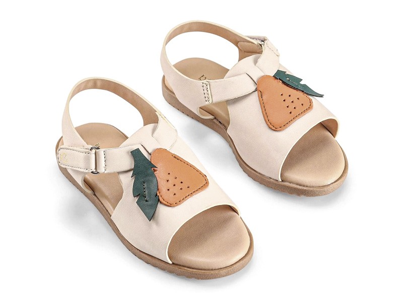 Open children's shoes