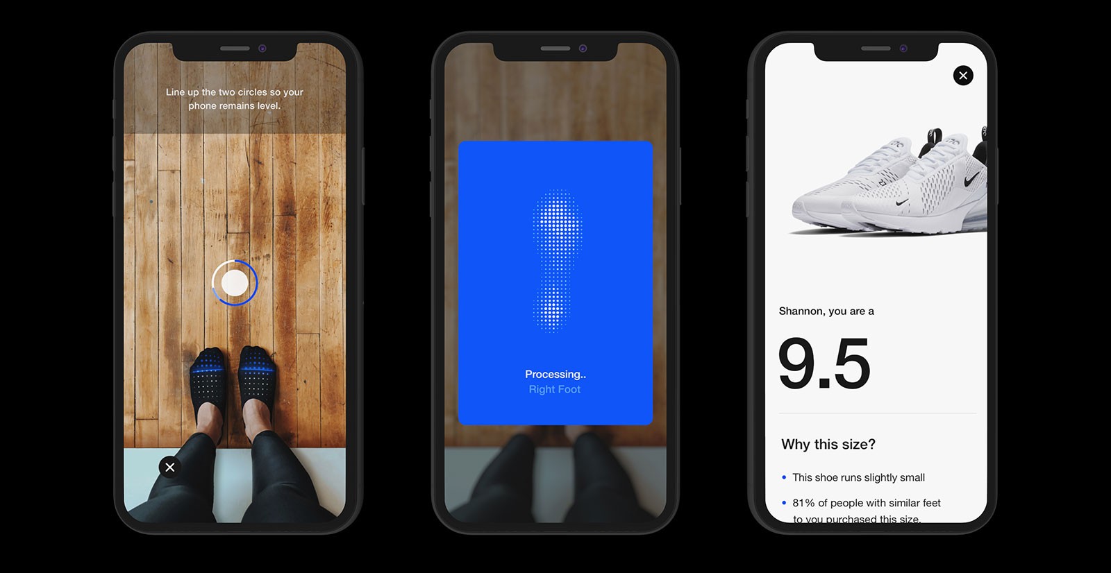 NIKE FIT: measure your feet to buy online