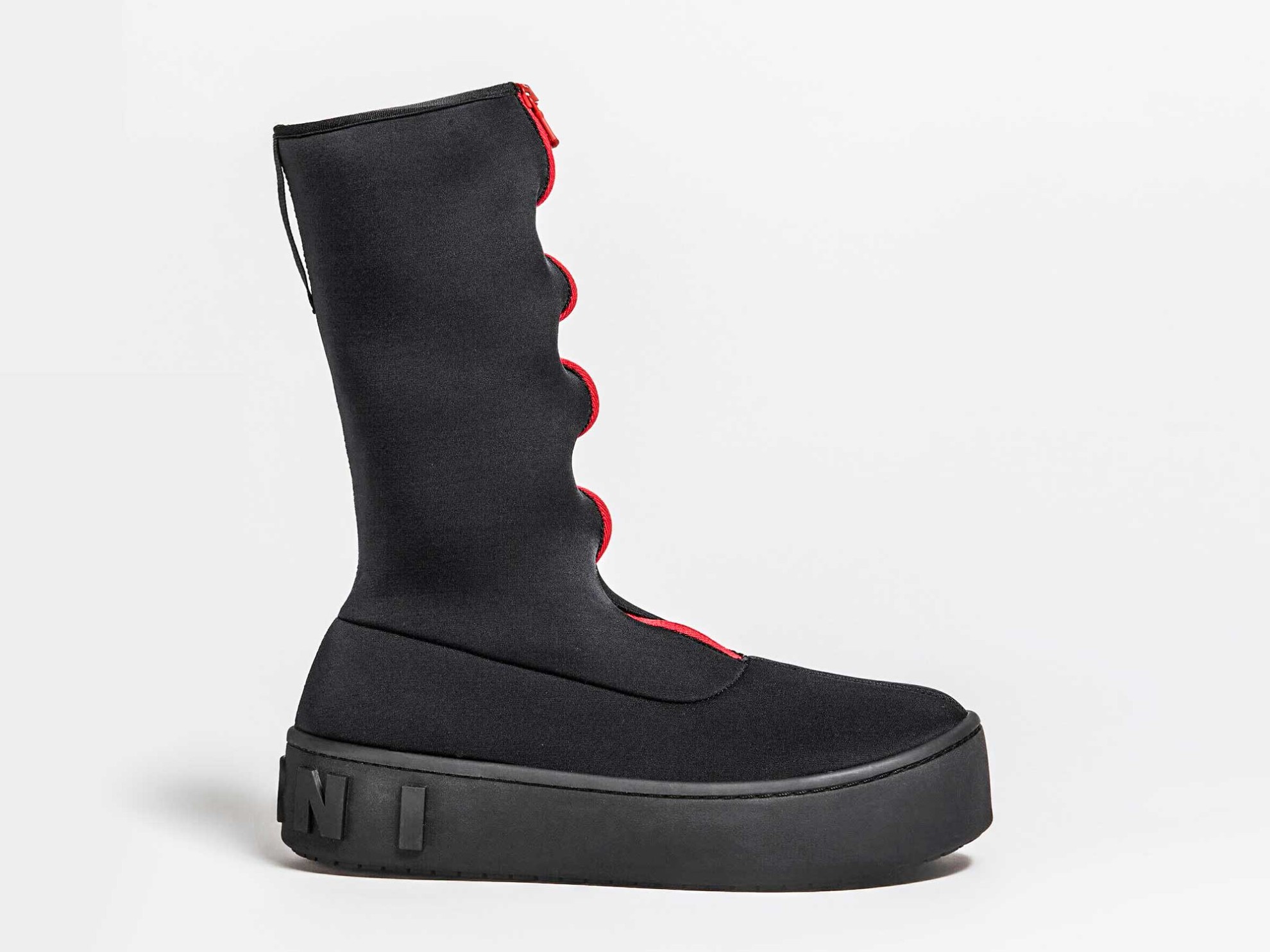 MARNI boot of neoprene. A benchmark for next winter?