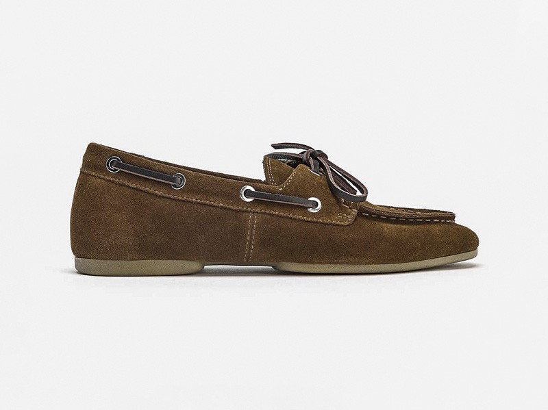 Nautical shoes add track soles and utilitarian readings