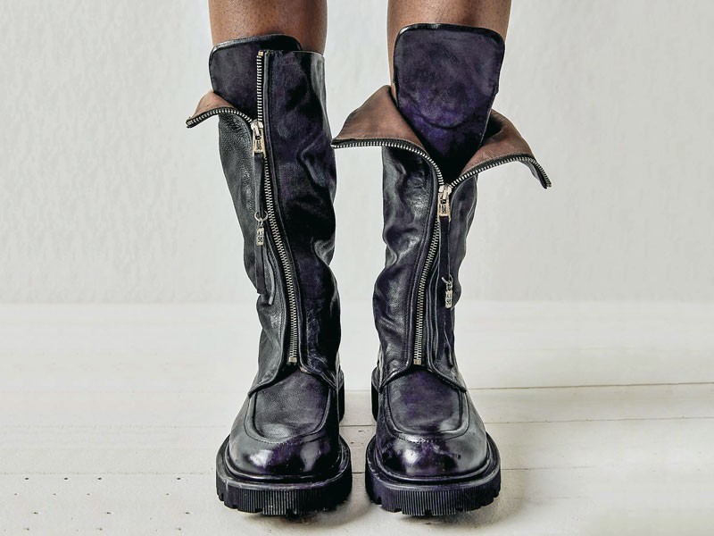 Knee-high boots: For added warmth