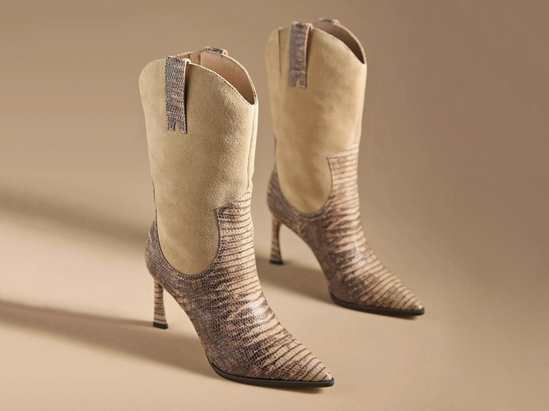 Cowboy boots/booties: Refined versions