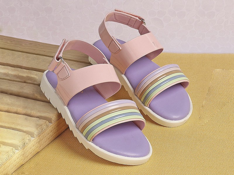 Open children's shoes