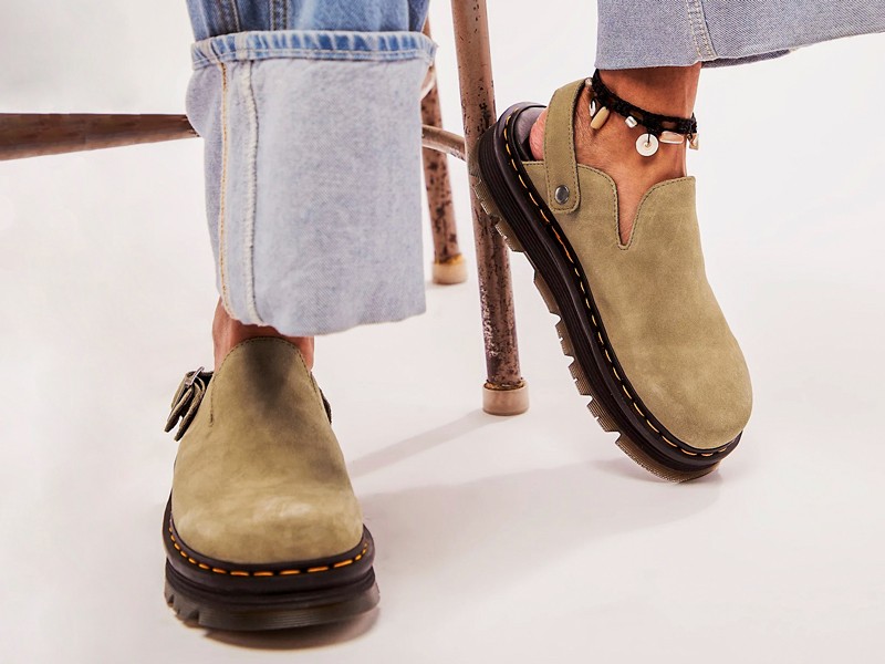 New DR. MARTENS mules. Will they be the favorites next summer?