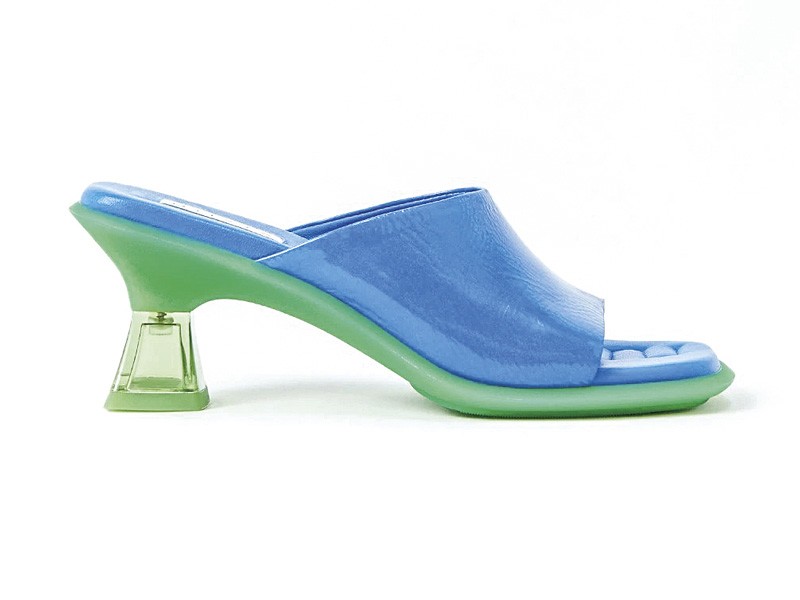 High mules and slides 