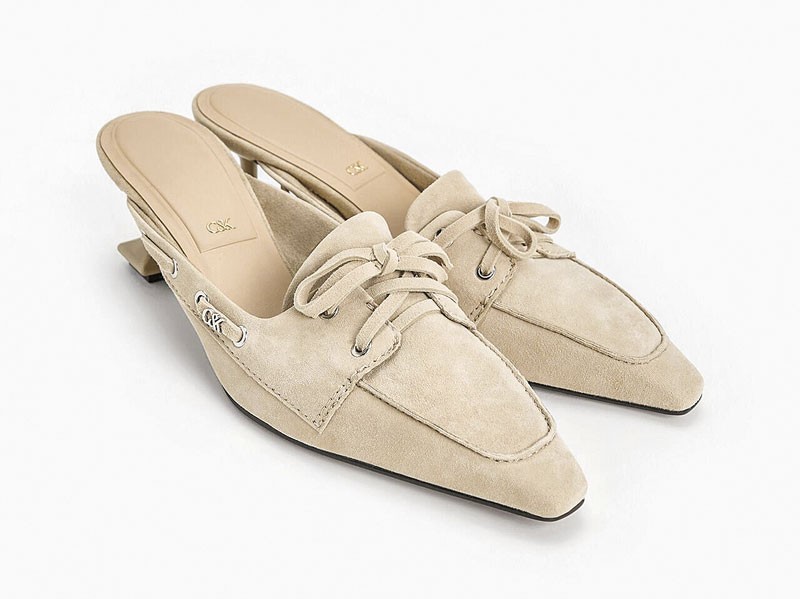 High heel mules