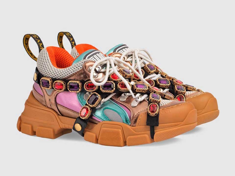 GUCCI apuesta fuerte a su sneaker fashion de lujo