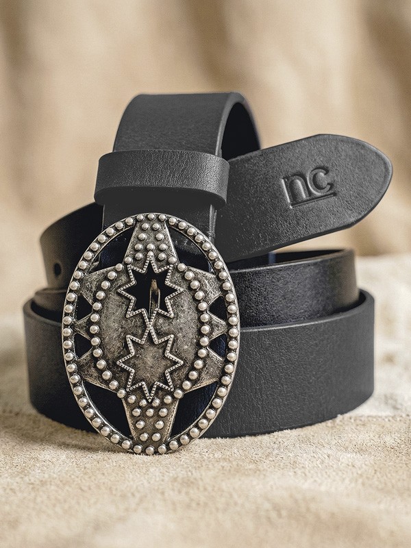 Hardware transforms sandals through buckles, studs and crossings