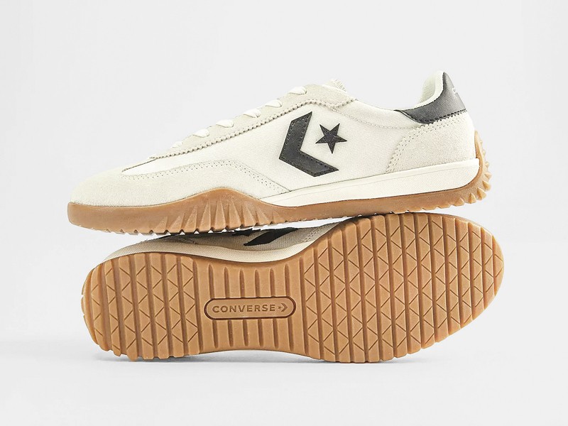 Sneakers urbanas en verde oliva con gamuza y suelas gum