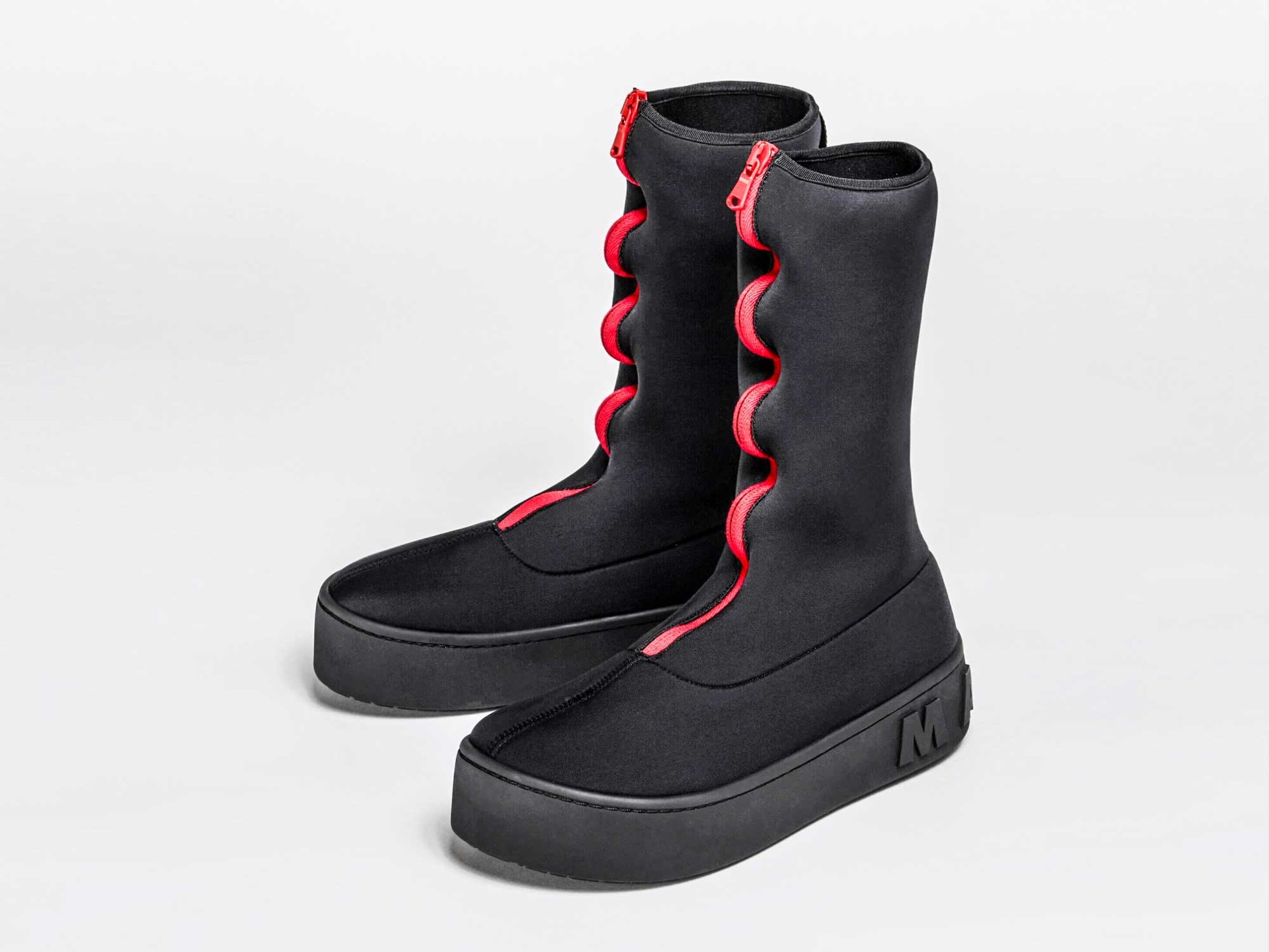 MARNI boot of neoprene. A benchmark for next winter?