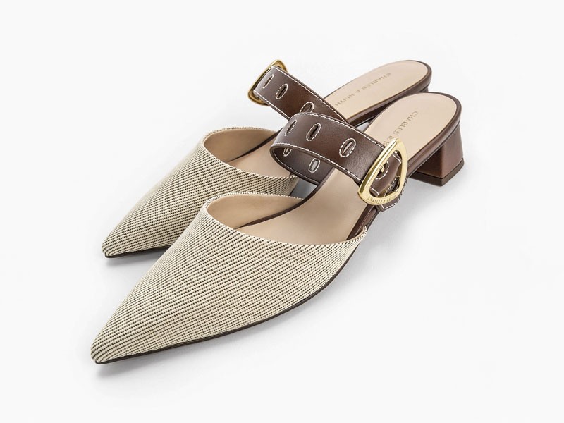 High heel mules