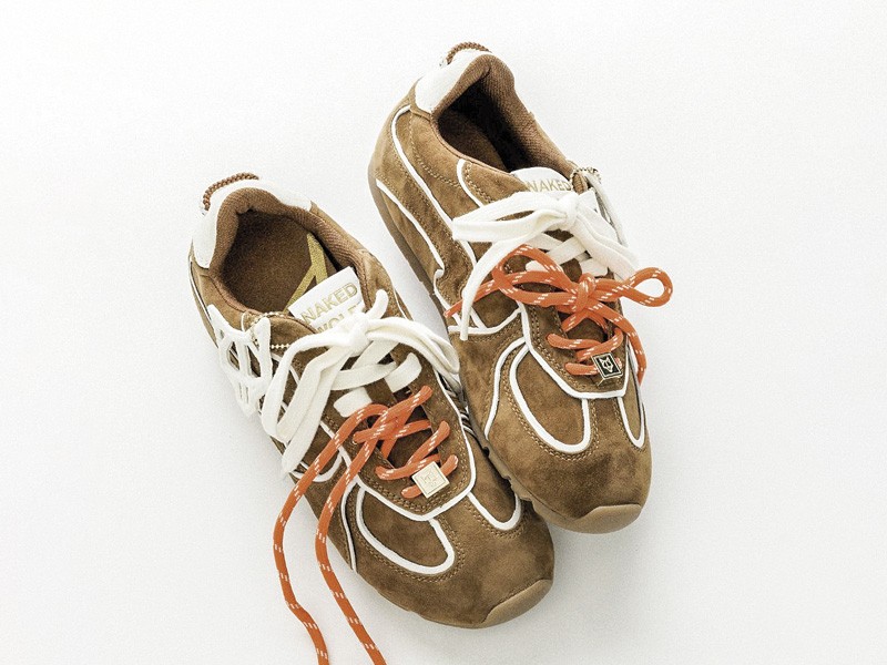 Retro futsal-inspired footwear as urban sneakers