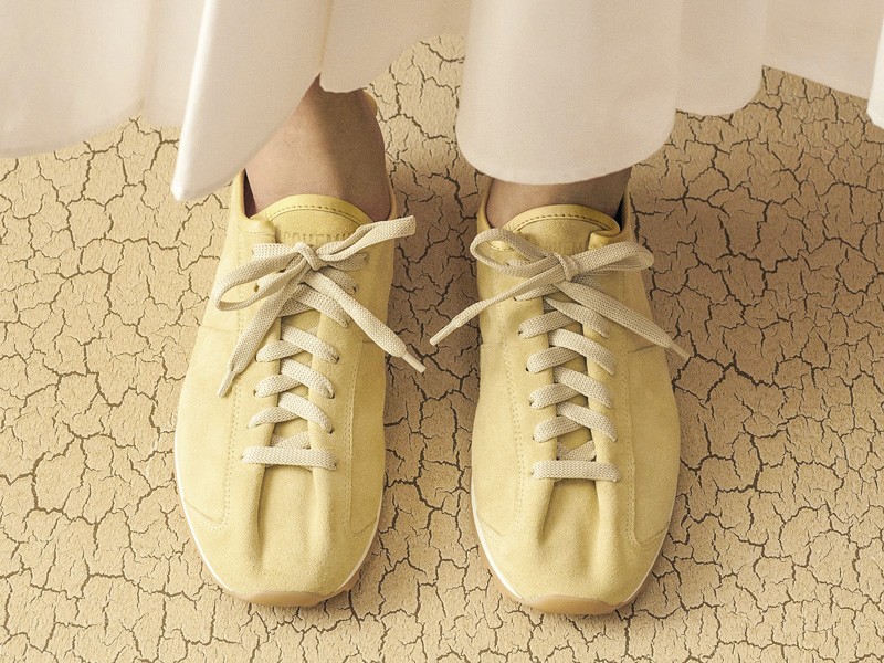 Pale Banana softens footwear, bags and buckles