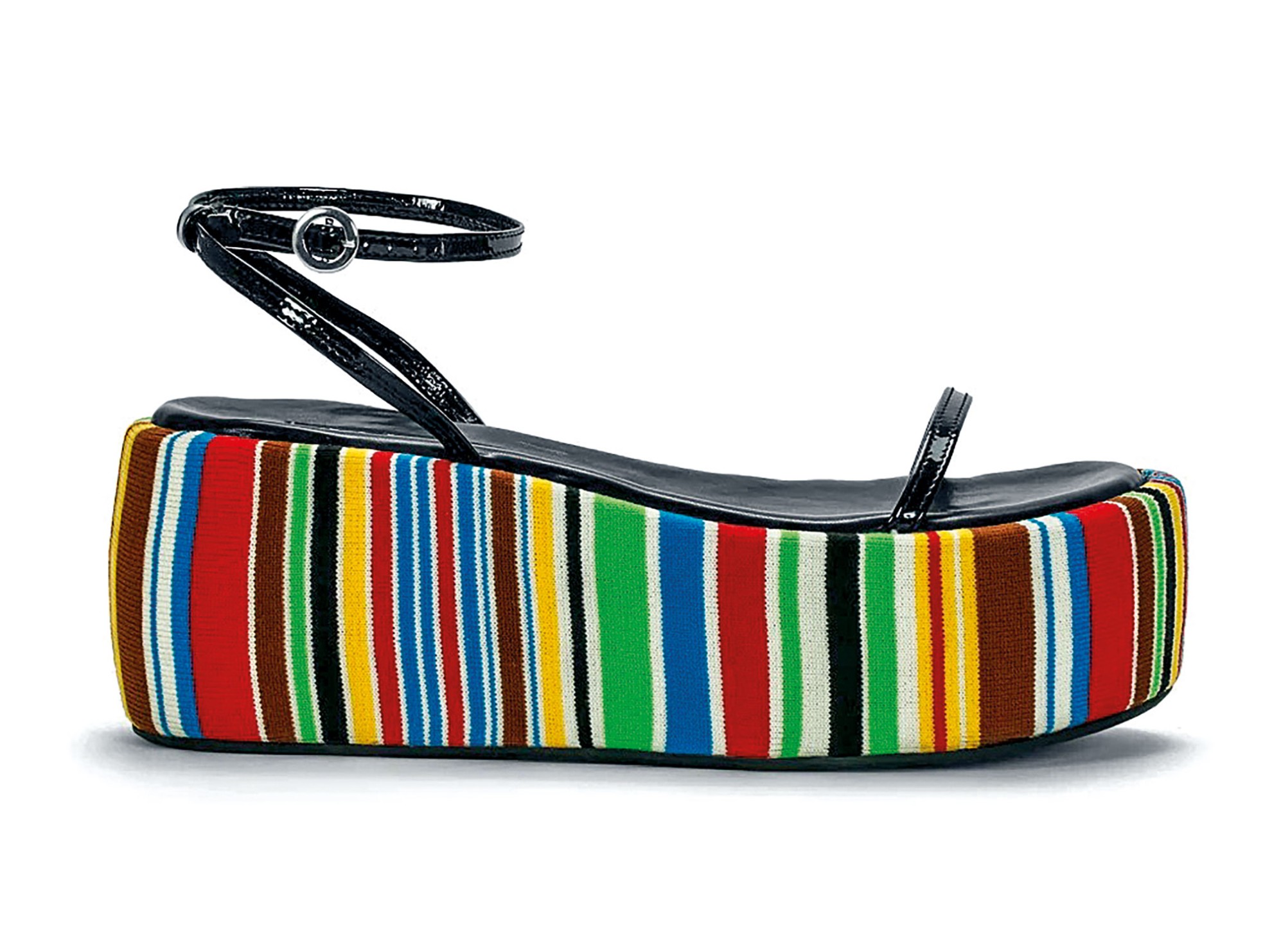 Sandals and slides with platforms