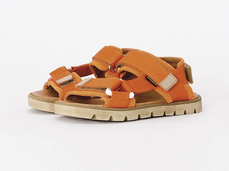 Open children's shoes