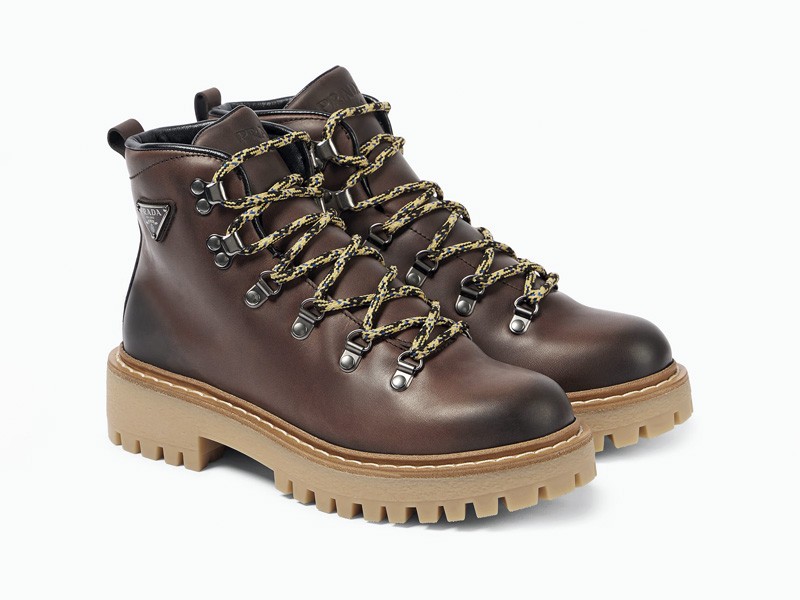 Flat lace-up booties