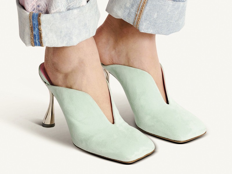 High Heel Mules