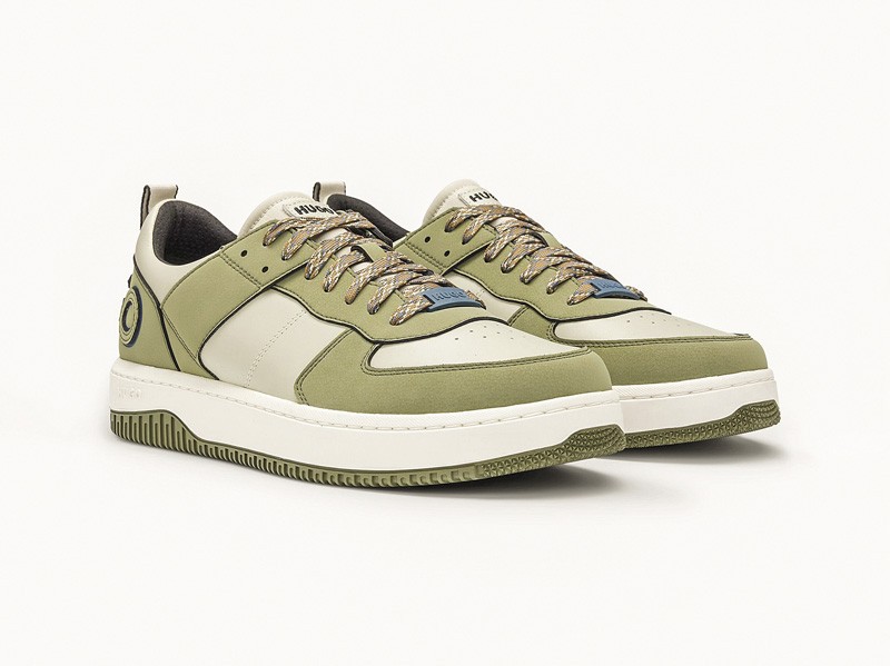 Sneakers masculinas consolidan verdes, gum y perfiles bajos