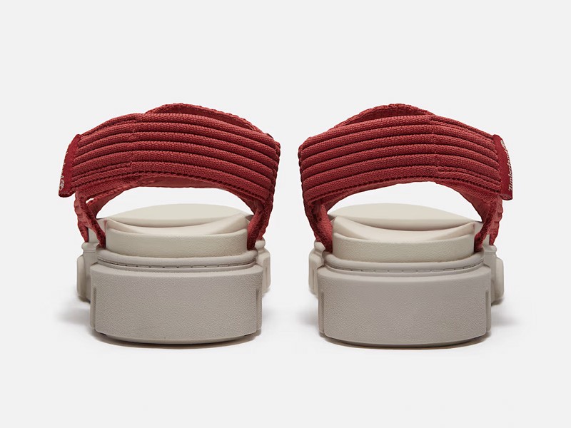 SNDALIAS Greyfield TIMBERLAND TEJIDO MUJER VERANO PRIMAVERA MODA 2026 2027 SERMA FOTO-6.-Womens-Greyfield-Backstrap-Sandal-TBL-Red-Knit-ALT5.jpg Las sandalias Greyfield de TIMBERLAND. Estética urbana y funcional