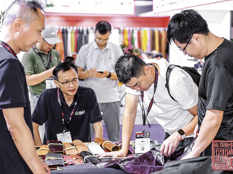 ALL CHINA LEATHER EXHIBITION. La feria en Shanghái convocó a más de 34 mil visitantes y 900 expositores.