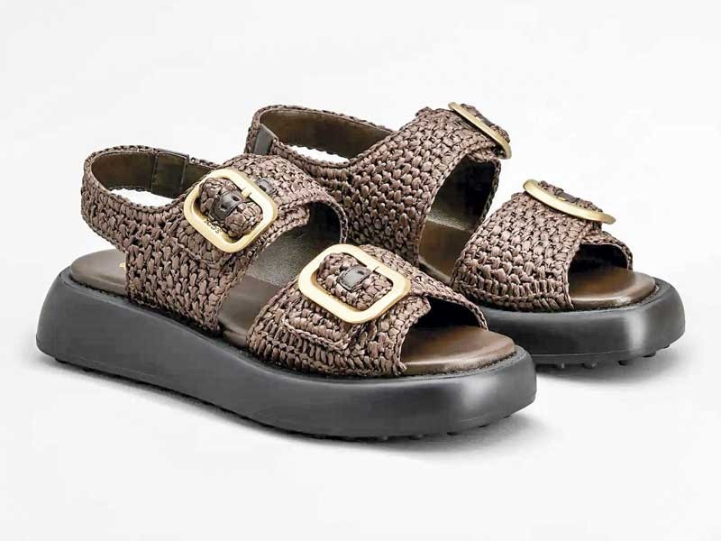 Flat sandals: Prominent in the trend