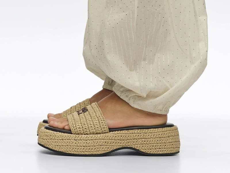 Straps and buckles shape uppers for summer sandals