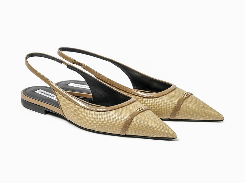 Low slingback shoes