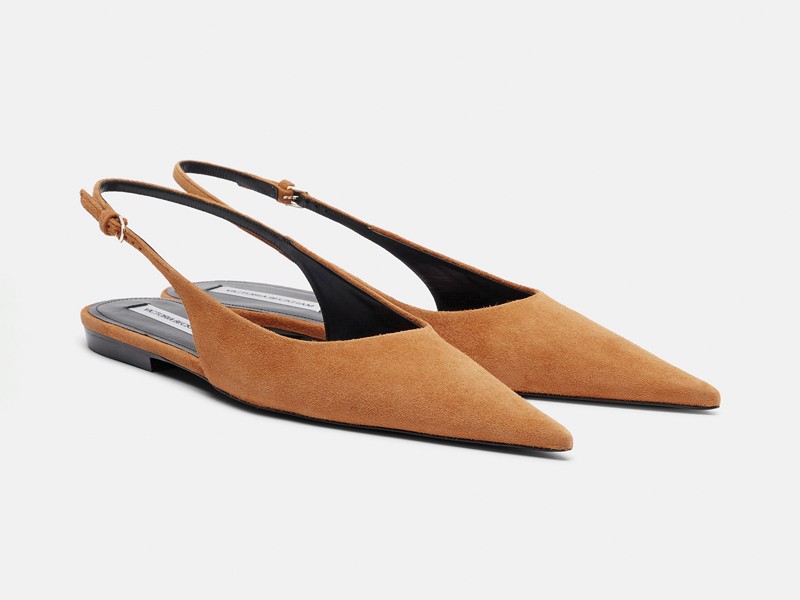 SLINGBACKS: The flat backless shoes set to be a summer hit