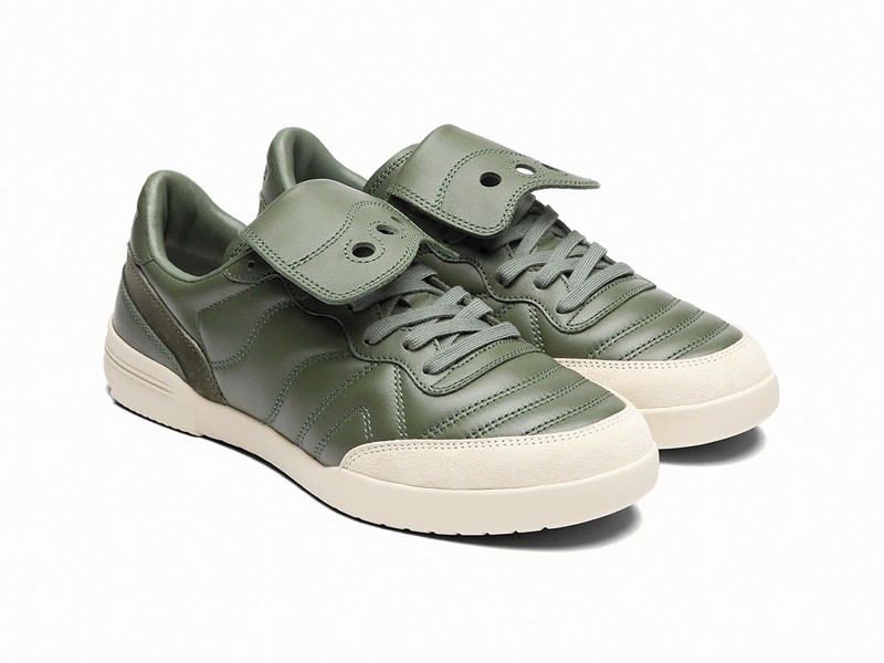 Retro futsal-inspired footwear as urban sneakers